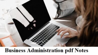 Business Administration PDF Notes