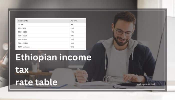 Ethiopian Income Tax Rate Table: A Simple
