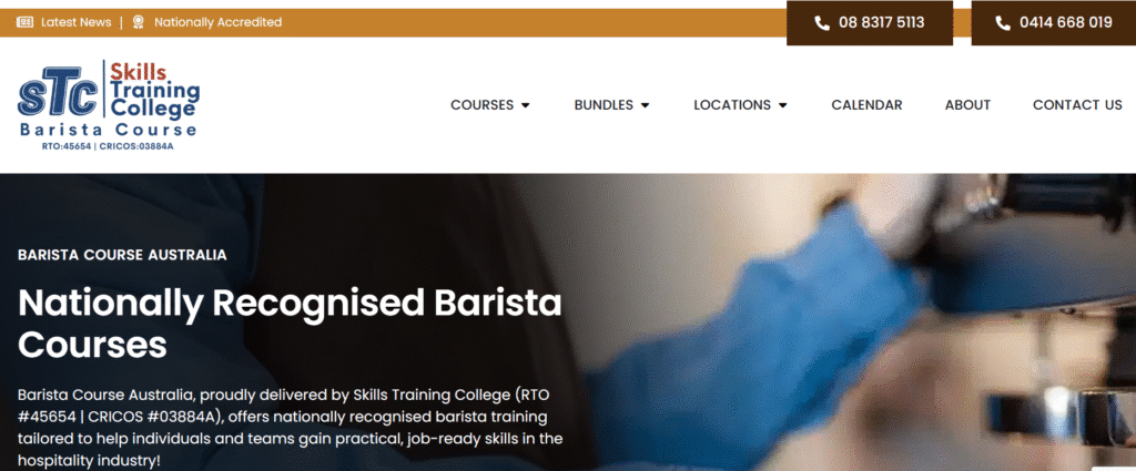 Inside a Barista Course