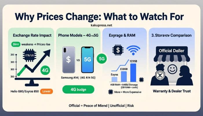 samsung a14 price in ethiopia