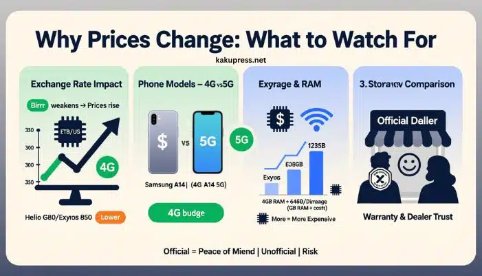 samsung a14 price in ethiopia
