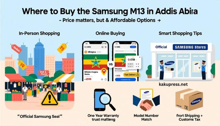 samsung m13 price in ethiopia