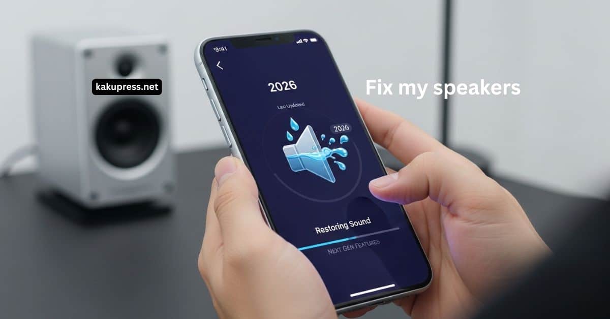 fix my speakers