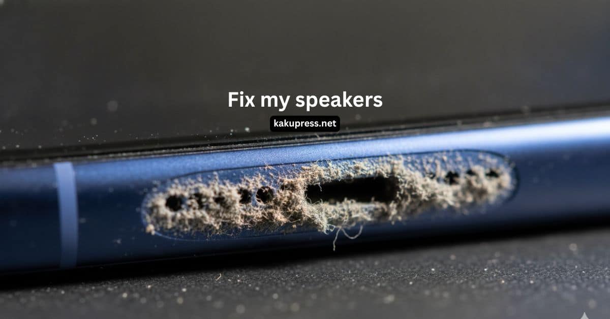 fix my speakers